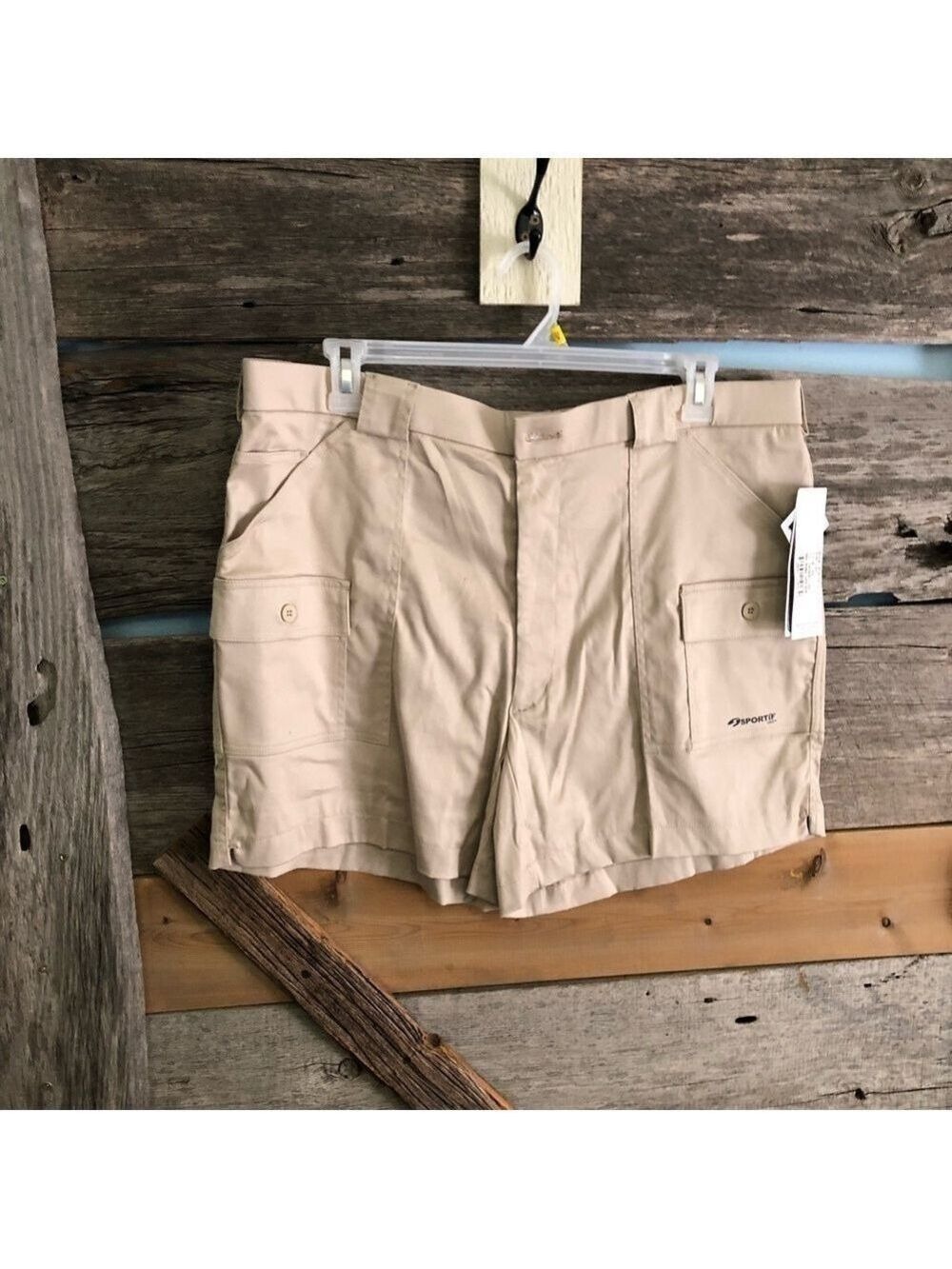Sportif Men's Size 42 NWT Stretch Khaki Shorts